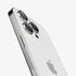AGL05205 - iPhone 14 Pro / 14 Pro Max Optik Pro Lens Protector in black showing the device